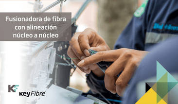 Fusionadora de fibra con alineación núcleo a núcleo